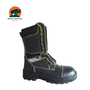 Rocky Buffalo Customizable Quality Products Genuine Leather Safety Shoes Winter Boots For Mining Workers