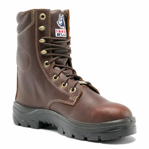 Rocky Buffalo Brand Wide toe Lace-up full grain nubuck leather S3 America Australia Mining safety boots work footwear