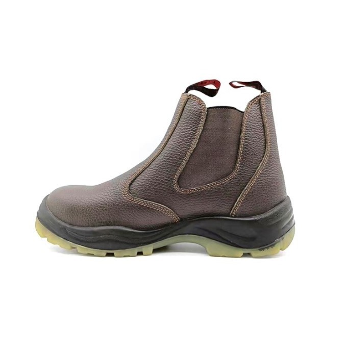 Brand Steel Toe Cow Leather Industrial Safety Shoe Men's ESD Construction Protective  Work Shoe Boot with PU TPU OUTSOLE