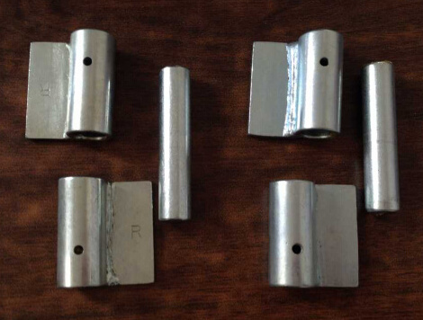 H4-68X80 welding Steel barrel tube hinge for heavy duty door