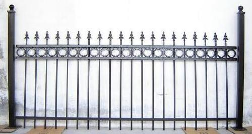 High Quality Cheap Custom HDG Steel Tube Fence Galvanized Iron Wrought Fence Gate