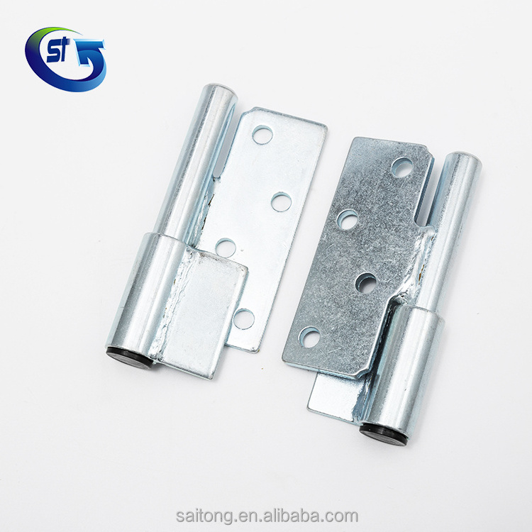 H4-68X80 welding Steel barrel tube hinge for heavy duty door