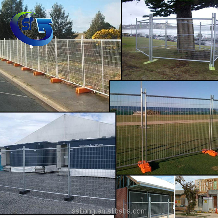 Anti Climb  Fence Good Quality Galvanized Steel Welded Wire Mesh Temporary Fence Boundry Fencing