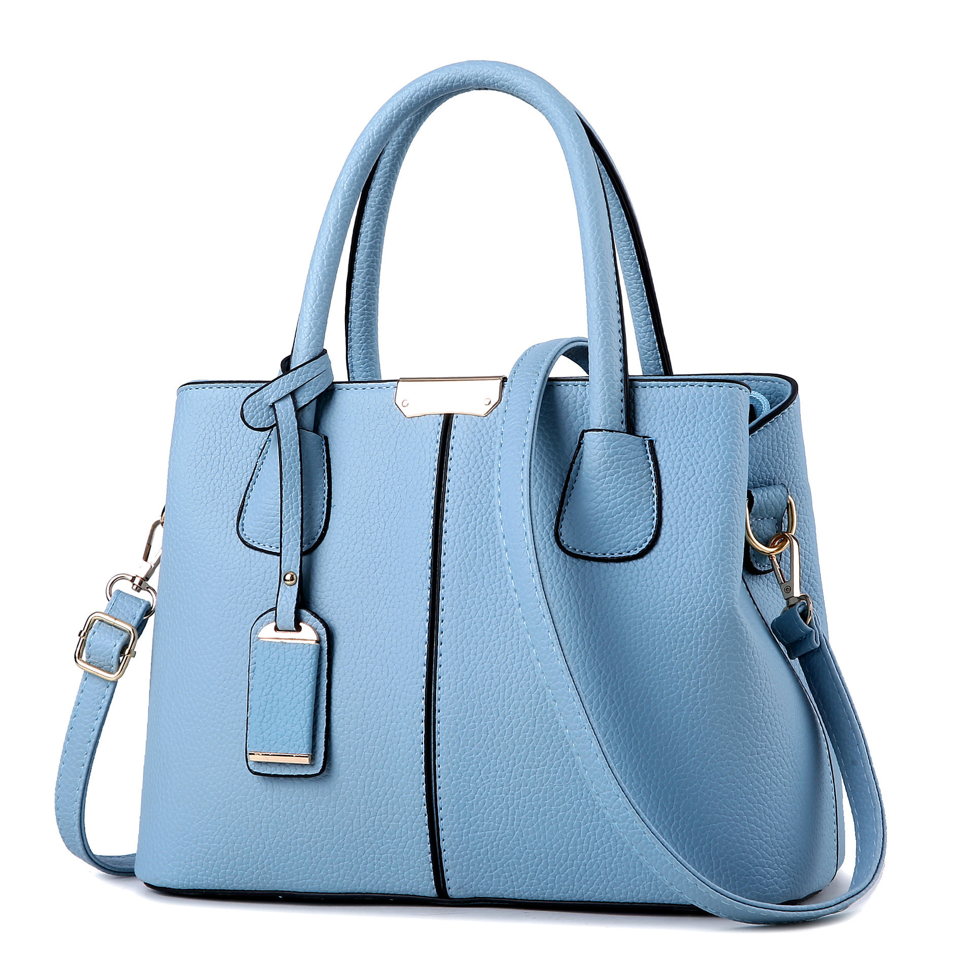 Wholesale High Quality High-Capacity Luxury PU Leather Handbags Branded Woman Bags Handbag