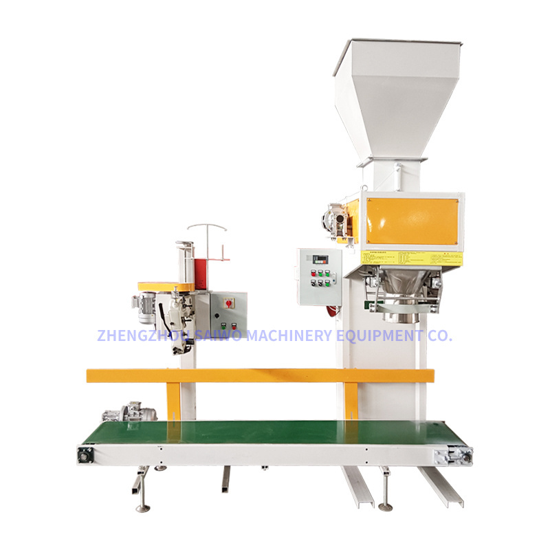 Corn Starch Rubber Seed Organic Fertilizer Automatic Weighing Granule Packaging Machine