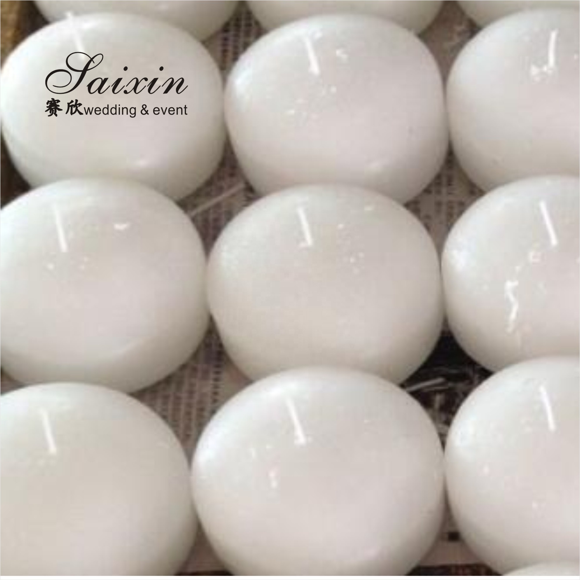 Factory wholesale 3 inches real wax water activated floating candle