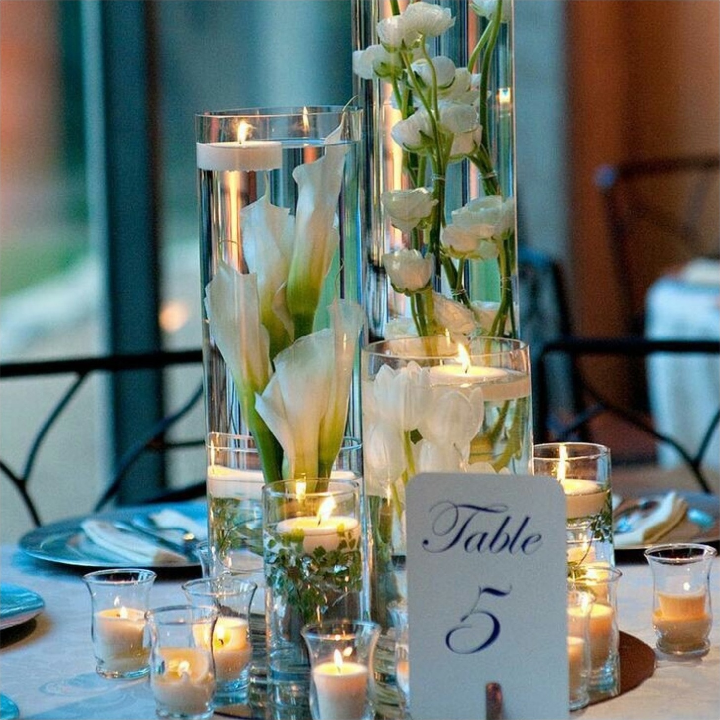 Wholesale cheap wedding decoration different height glass cylinder vase