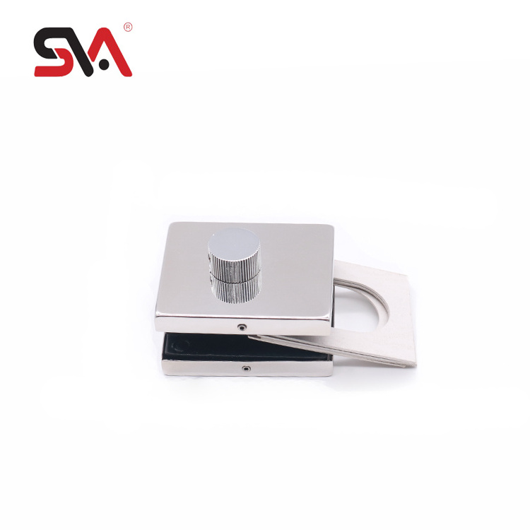 SVA-0911B Manufacturer Direct Lock Cylinders Zinc Alloy Stainless Steel 304 Drawing Surface Latch Push And Pull Glass Door Lock