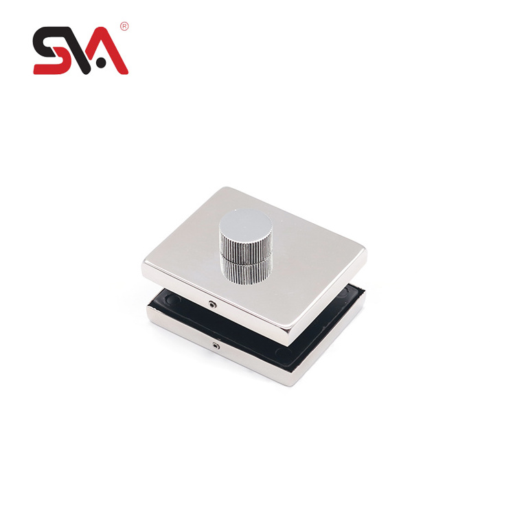 SVA-0911B Manufacturer Direct Lock Cylinders Zinc Alloy Stainless Steel 304 Drawing Surface Latch Push And Pull Glass Door Lock