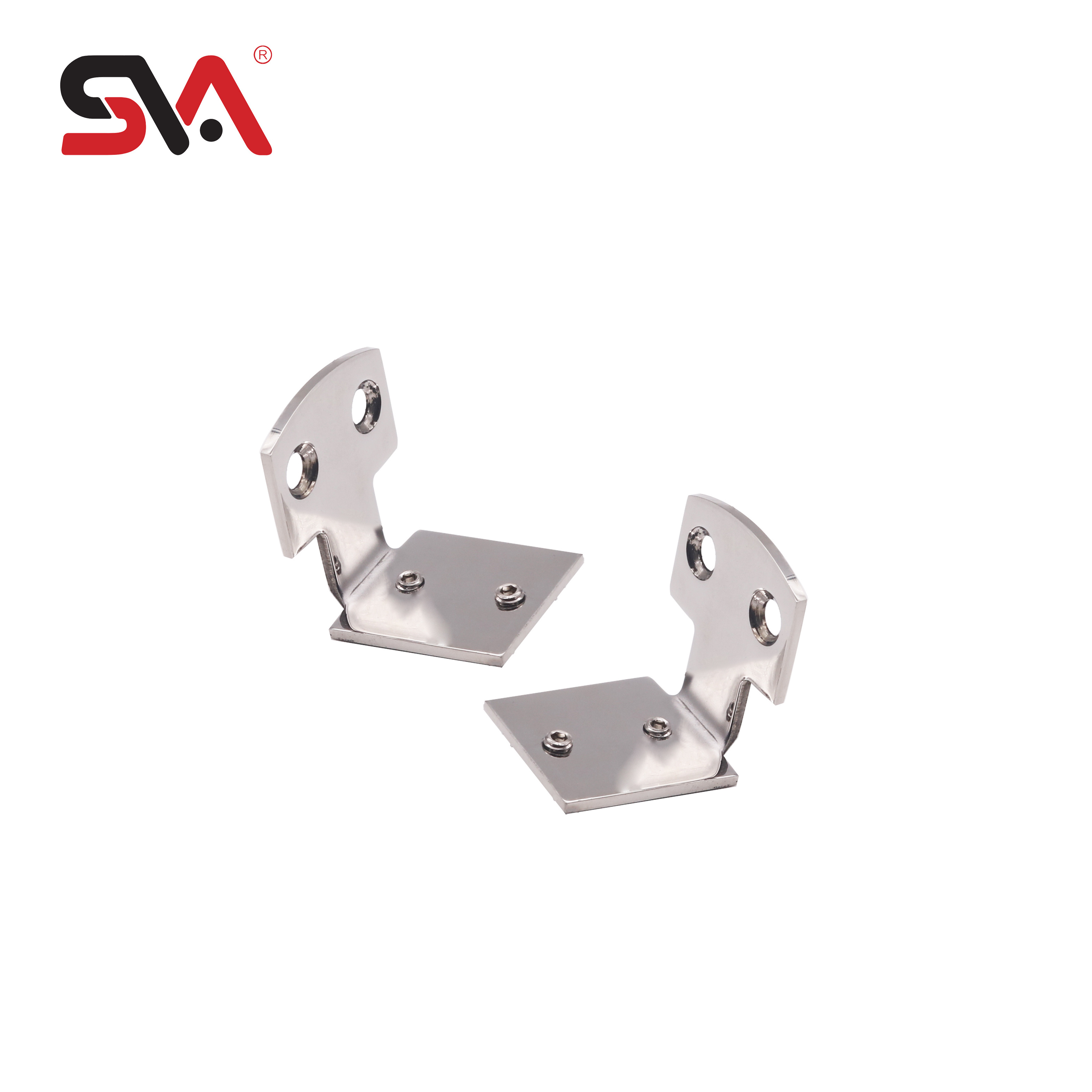 SVA-8011 Modern Stainless Steel Door Hardware with Small Size Door Knob and Aluminum Groove Shower Frameless Sliding Glass Door