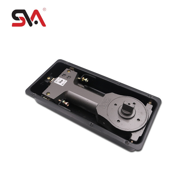 SVA-818 Hotel Office Shop Gate Door Patch Fittings Pressed Iron Stainless Steel Wooden Toughened Glass Door Fitting Floor Spring