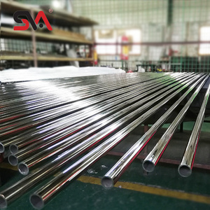 China Wholesale Customized Tube 1.5mm 2.0mm 304 304L 316 316L 310 Mirror Polished SUS304 Round Square Stainless Steel Pipe