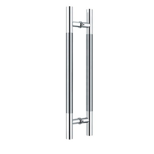 Interior Door Bathroom SVA-174K 500*300mm Customized Black Brass Stainless Steel 304 Shower Glass Door Pull Handles