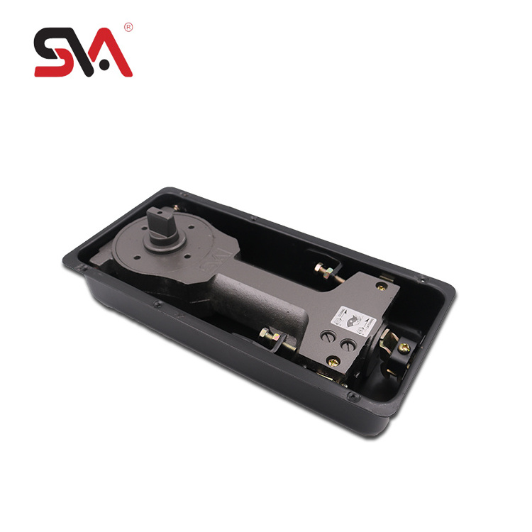 SVA-818 Hotel Office Shop Gate Door Patch Fittings Pressed Iron Stainless Steel Wooden Toughened Glass Door Fitting Floor Spring