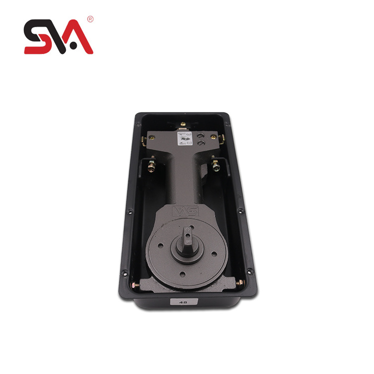 SVA-818 Hotel Office Shop Gate Door Patch Fittings Pressed Iron Stainless Steel Wooden Toughened Glass Door Fitting Floor Spring