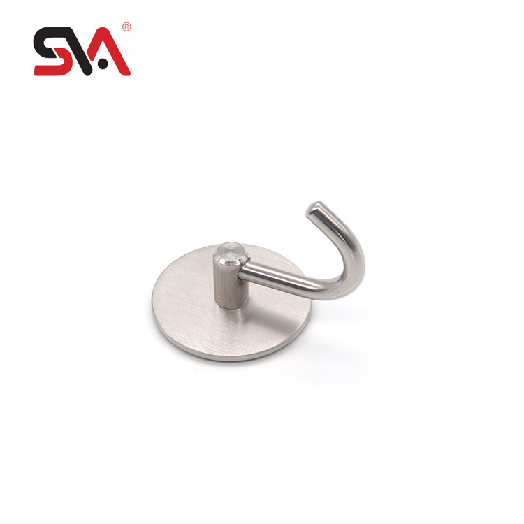 SVA-1601 Clothing Towel Hanger Stainless Steel Bathroom Towel Hooks Round Wall Hangers for Hanging Bathroom Rails Hooks