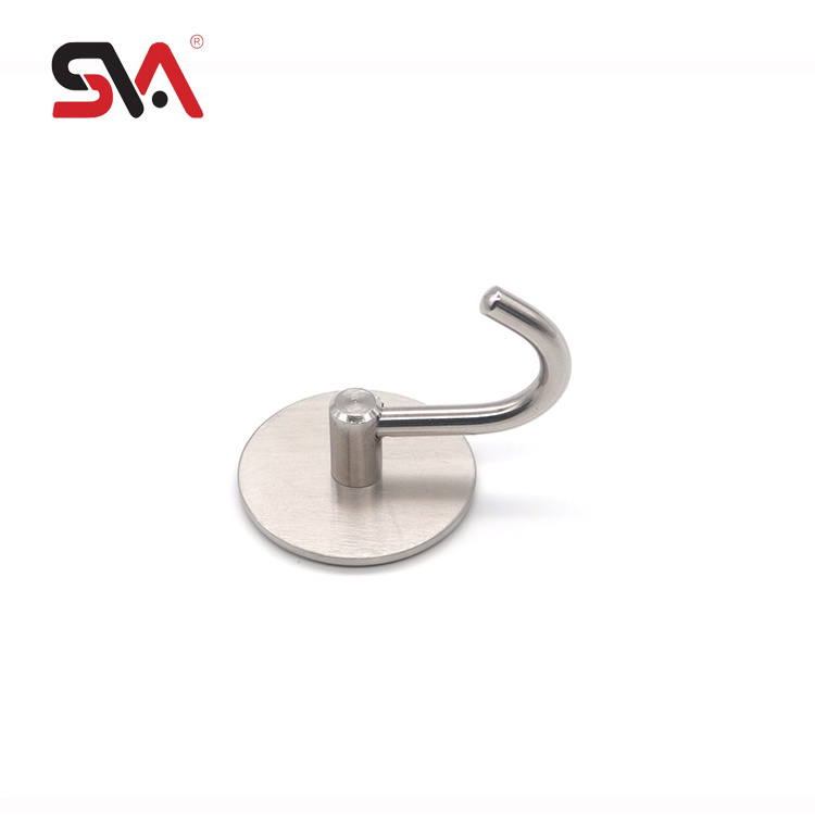 SVA-1601 Clothing Towel Hanger Stainless Steel Bathroom Towel Hooks Round Wall Hangers for Hanging Bathroom Rails Hooks