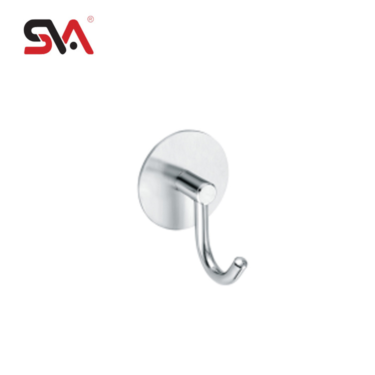 SVA-1601 Clothing Towel Hanger Stainless Steel Bathroom Towel Hooks Round Wall Hangers for Hanging Bathroom Rails Hooks