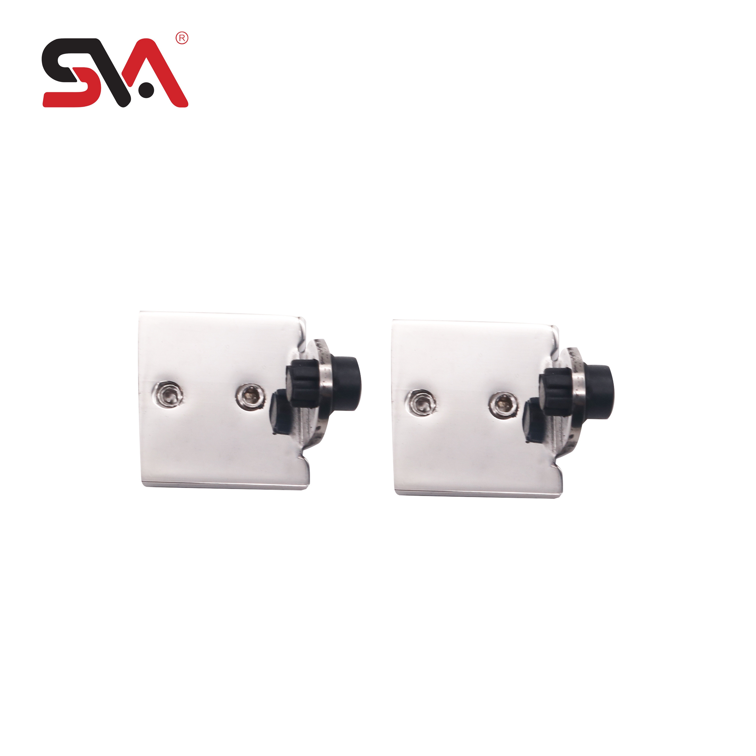 SVA-8011 Modern Stainless Steel Door Hardware with Small Size Door Knob and Aluminum Groove Shower Frameless Sliding Glass Door