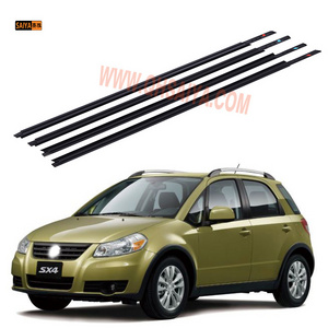 Car Rear Door Weatherstrip Quarter Window Molding Kit For SUZUKI 2006-2014  83841-56K00-000 83831-56K00-000