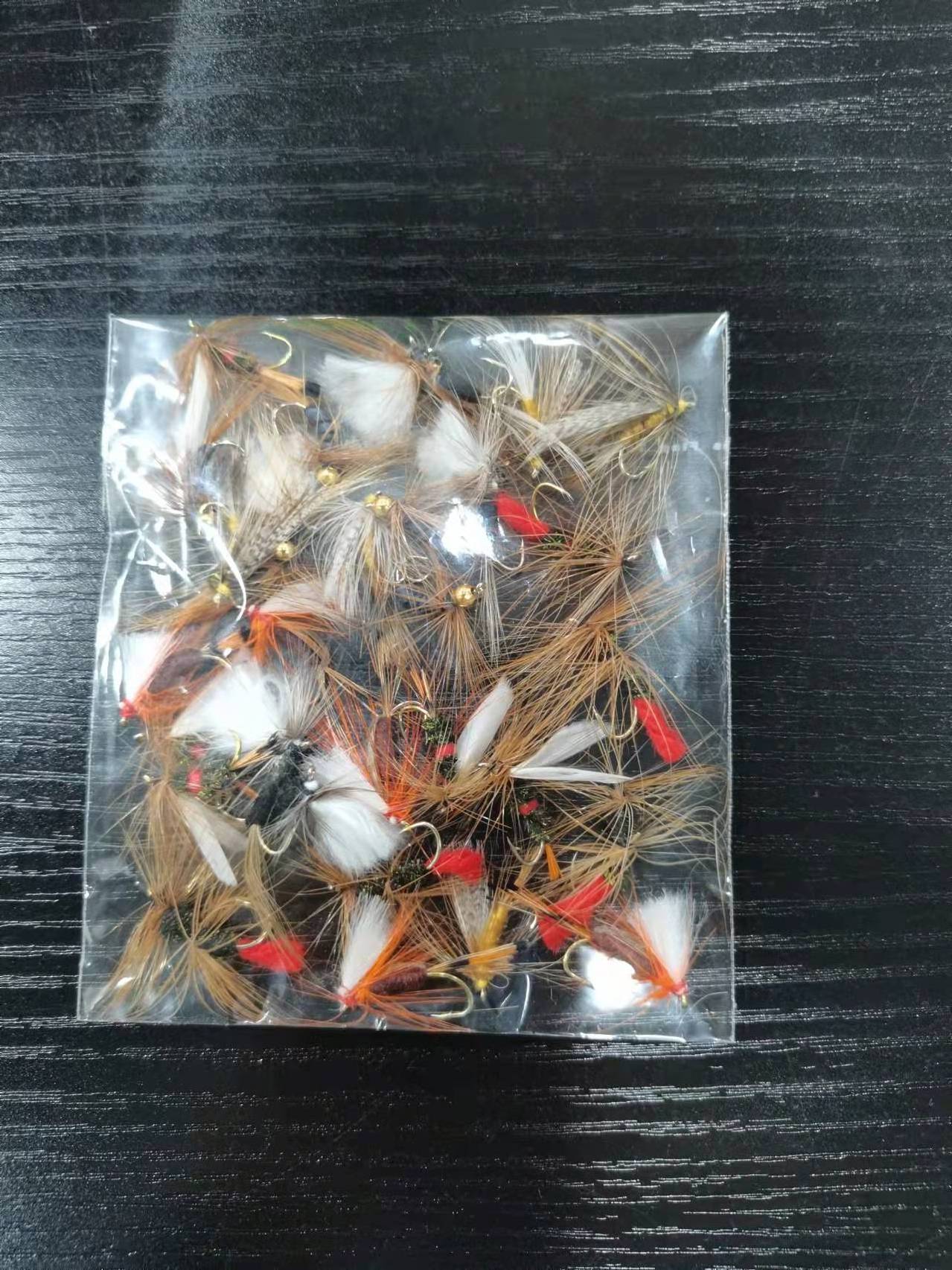 30pcs Fly Fishing Lures Dry Wet Flies Bait for Freshwater Fish