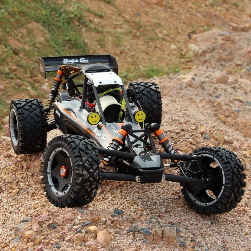 Hot-Selling 35cc Baja 5B 2.4G RC Racing Buggy Car 80km/h 1/5 Gas 2 Stroke Engine Off-road Nitro Truck Gasoline