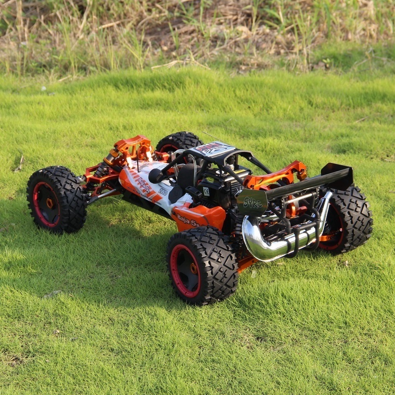 SY CNC Upgraded 35cc Baja RC Petrol Car 1/5 2.4G RWD 80km/h Gasoline RC Buggy 2 Stroke Engine RTR Truck