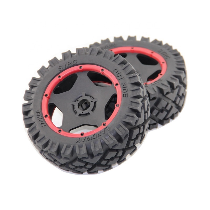 1/5 Scale RC SY KM Rovan HPI Baja 5B Spare Parts Buggy Front Wheels and Tires 2 pcs