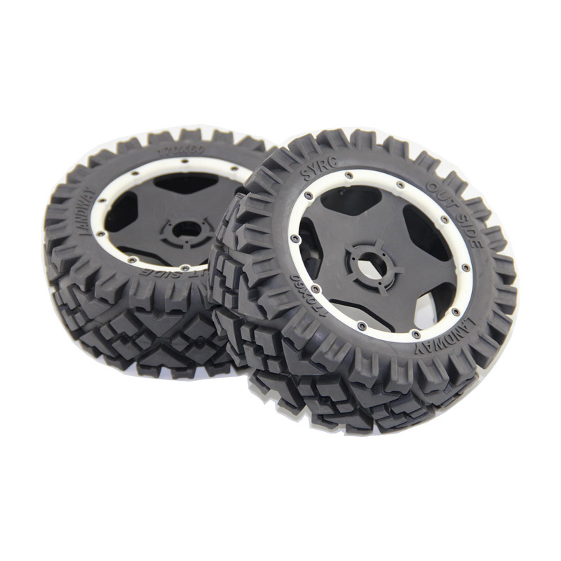 1/5 scale SY HPI Rovan KM SY Baja 5b RC BAJA 5B All Terrain Tires Per Pair Off Road Front/Rear Tires