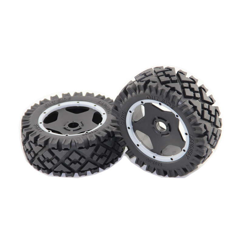 1/5 scale SY HPI Rovan KM SY Baja 5b RC BAJA 5B All Terrain Tires Per Pair Off Road Front/Rear Tires