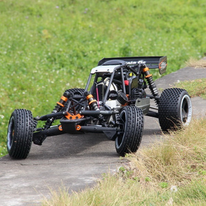 2.4G RC Racing Car 80km/h SY Baja 1/5 5B Gas 2 Stroke Engine Off Road Truck gasoline 30cc with CNC Rear Shock Tower Brace