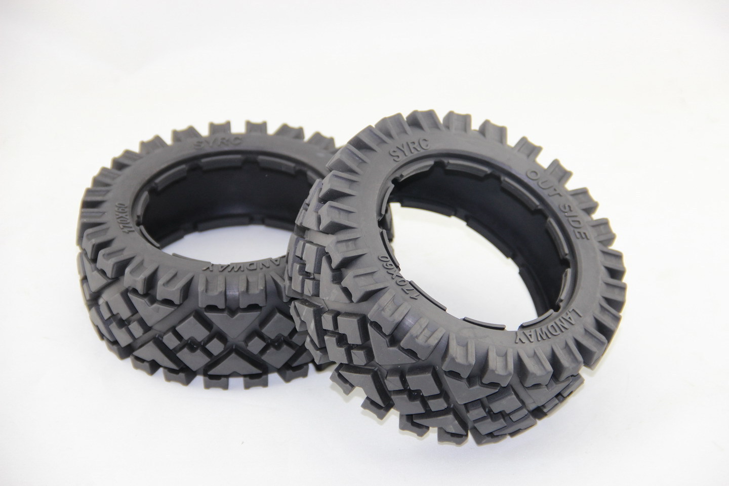 55031 RC BAJA 5B all terrain tire (front) 2pc for 1/5 scale HPI Rovan KM SY Baja 5b