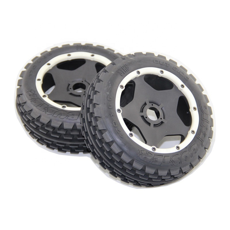 RC BAJA 5B Dirt Busters Tires Per Pair Off Road Front/Rear Tyres for 1/5 scale HPI Rovan KM SY Baja 5b