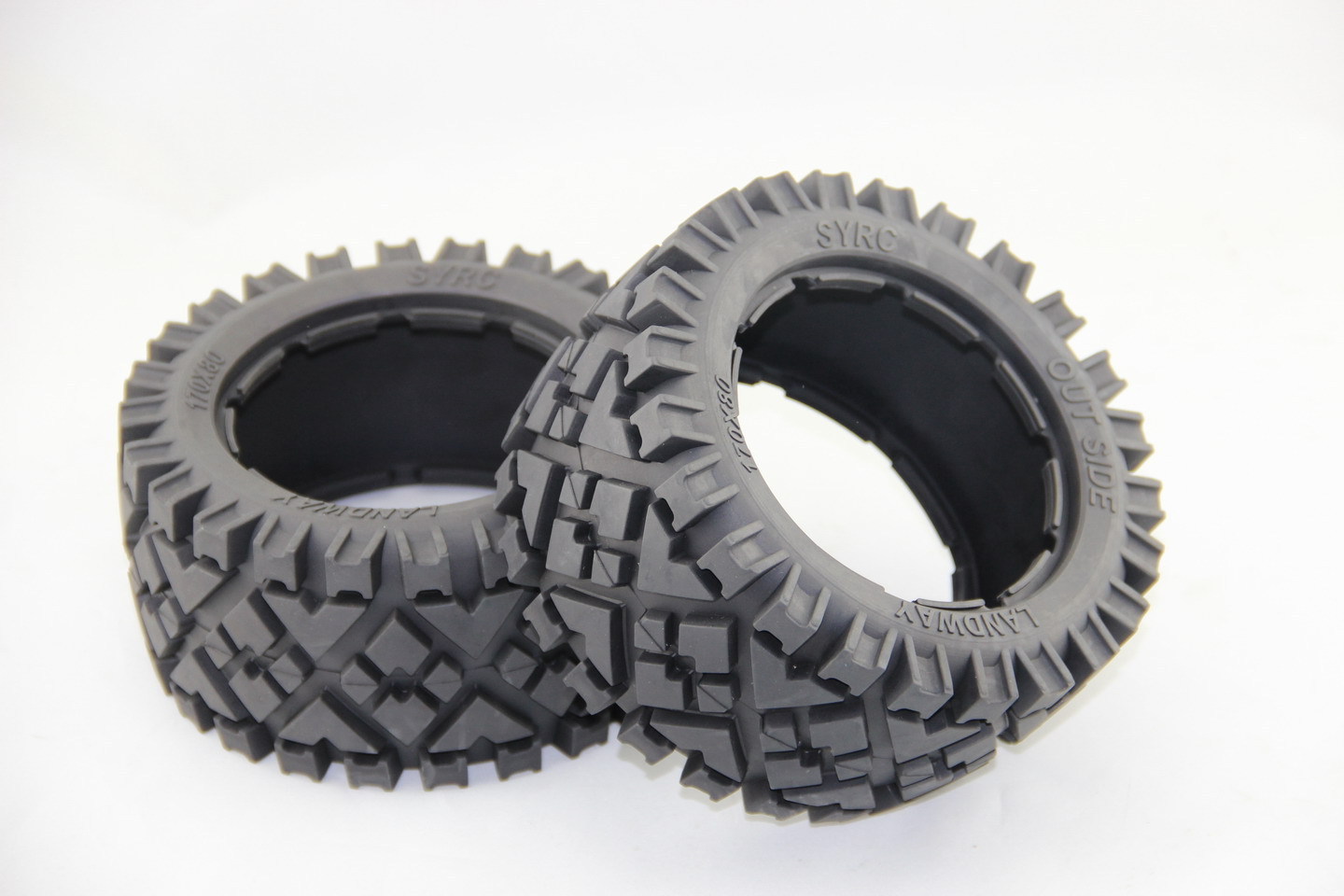 55032 RC BAJA 5B all terrain tire (rear) 2pc for 1/5 scale HPI Rovan KM SY Baja 5b