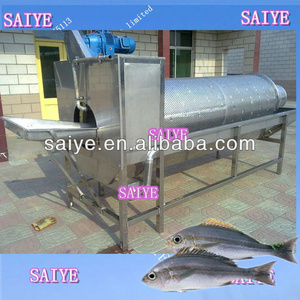 Rotary Drum type 3000kg/h fish scaler with big capacity