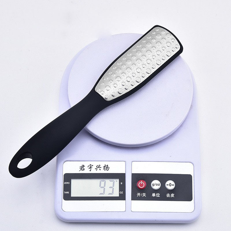 SAIYII Professional Stainless Steel Foot File Callus Remover Double Sided Foot Scrubber For Cracked Heel And Foot Dead Skin