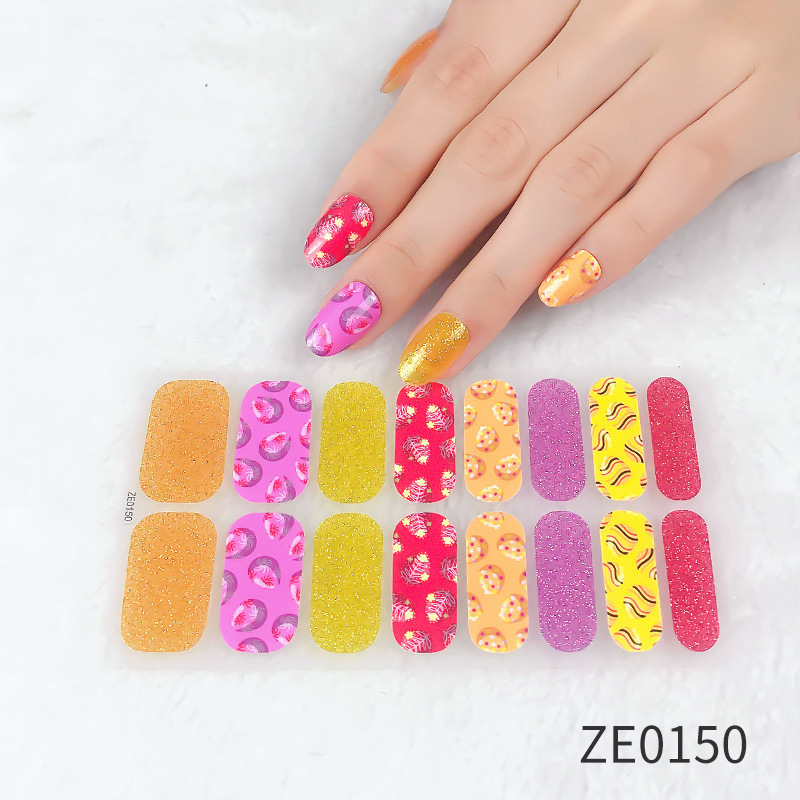 Nail Art Wraps In 3D Self Adhesive