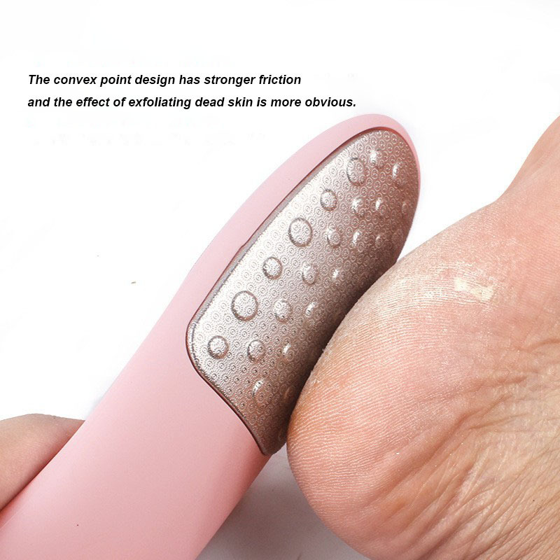 SAIYII  Professional Stainless Steel Foot File Callus Remover Double Sided Foot Scrubber For Cracked Heel And Foot Dead Skin