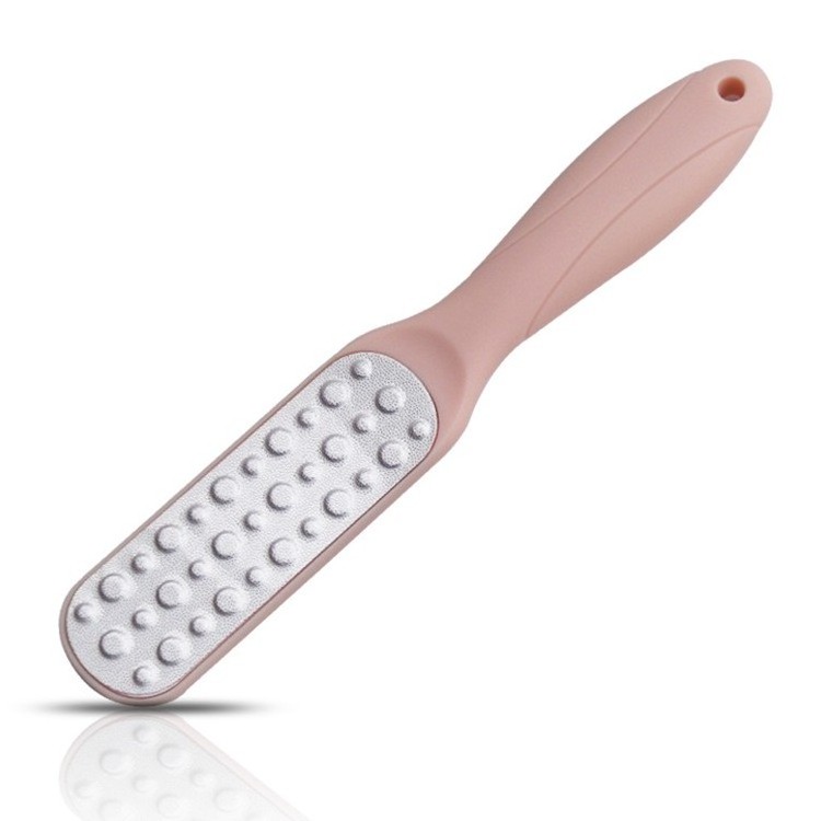 SAIYII Custom Logo Double Side Stainless Steel Foot File Pedicure Tools Professional Foot File Callus Remover For Feet