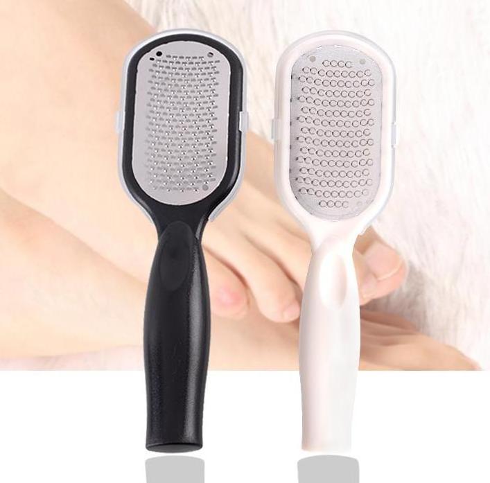 SAIYII Pedicure Foot File Callus Remover Large Stainless Steel Foot Scraper Remove Hard Skin Practical And Professional Foo