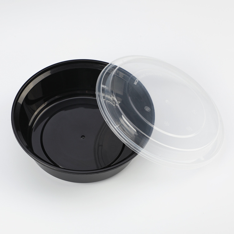 New Microwave Safe 450/700/1000ml Disposable Plastic Salad Bowl