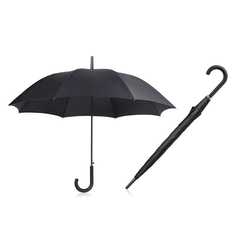 S&J Promotional Wind Proof Custom Folding Quality Construction Cheap Wholesale Customized Logo Printing Black Umbrella