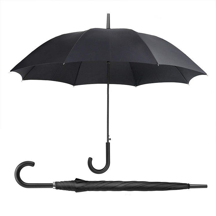 S&J Promotional Wind Proof Custom Folding Quality Construction Cheap Wholesale Customized Logo Printing Black Umbrella