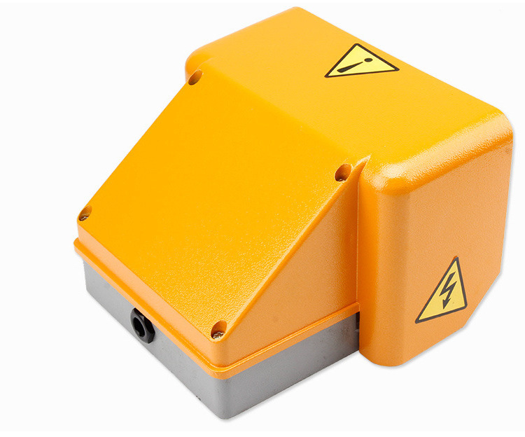 RF-764C Hangzhou 4NO+4NC Double Press Brake Foot Switch IP65 240V electric waterproof pedal switch