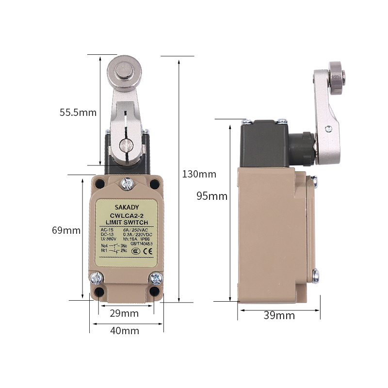 High Mechanical Strength Sliding Gate Safety Limit Switches