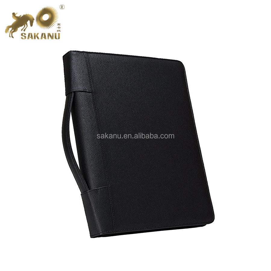 Executive A4 Zippered Padfolio with Removable 3-Ring Binder