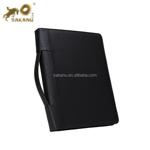 Executive A4 Zippered Padfolio with Removable 3-Ring Binder