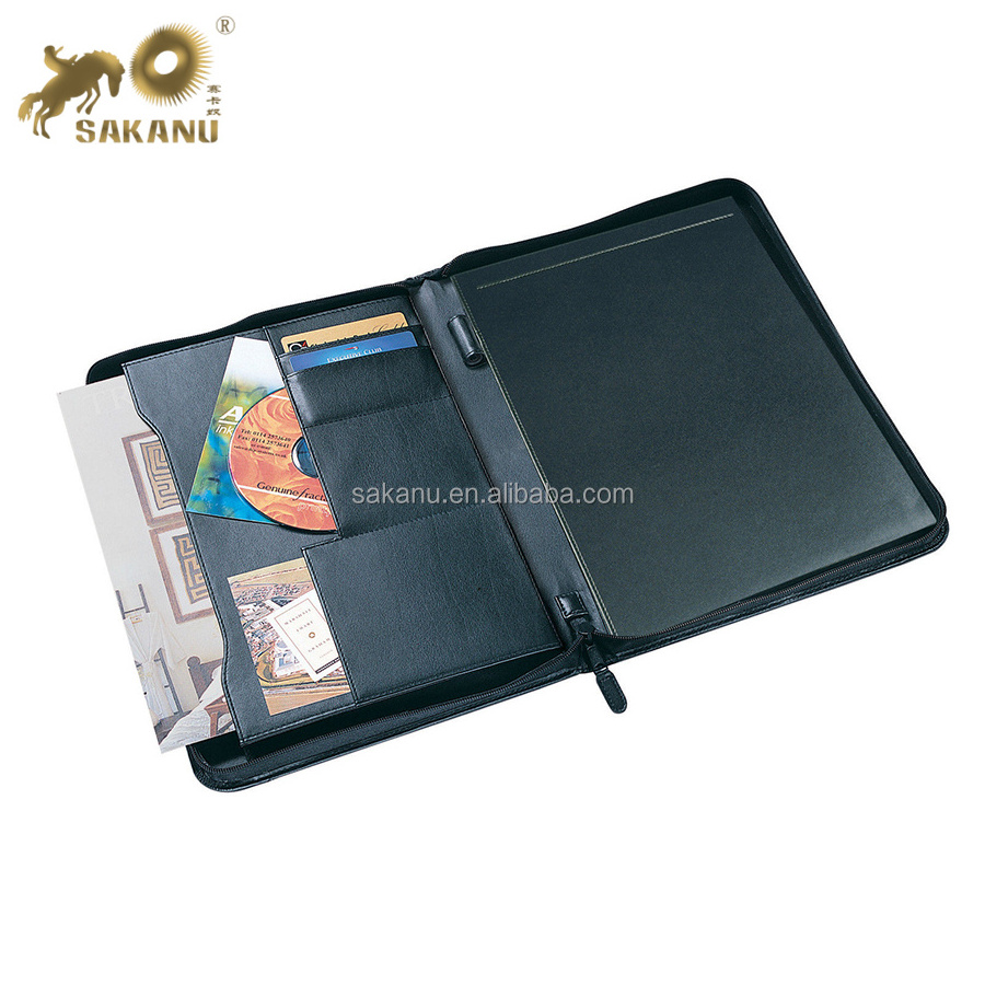 A4 Conference bag leather portfolio for women