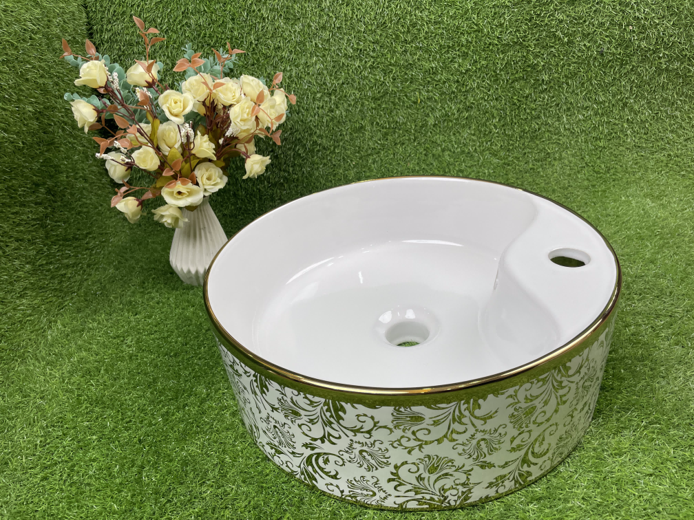 TORCH round basin countertop white luxury marble sink top price vessel oval trough washbasin ceramic water flower basin