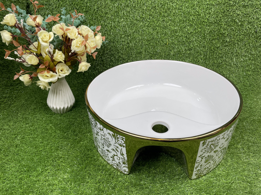 TORCH round basin countertop white luxury marble sink top price vessel oval trough washbasin ceramic water flower basin